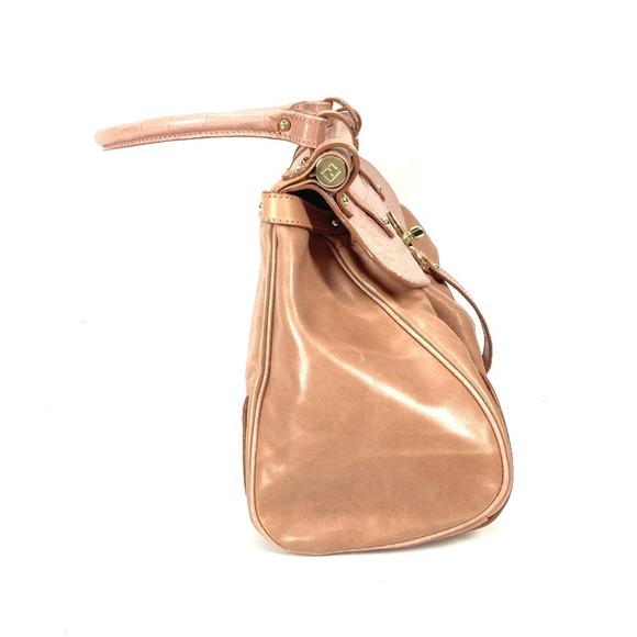 FENDI Pink Leather Tote Bag - Picture 4 of 16